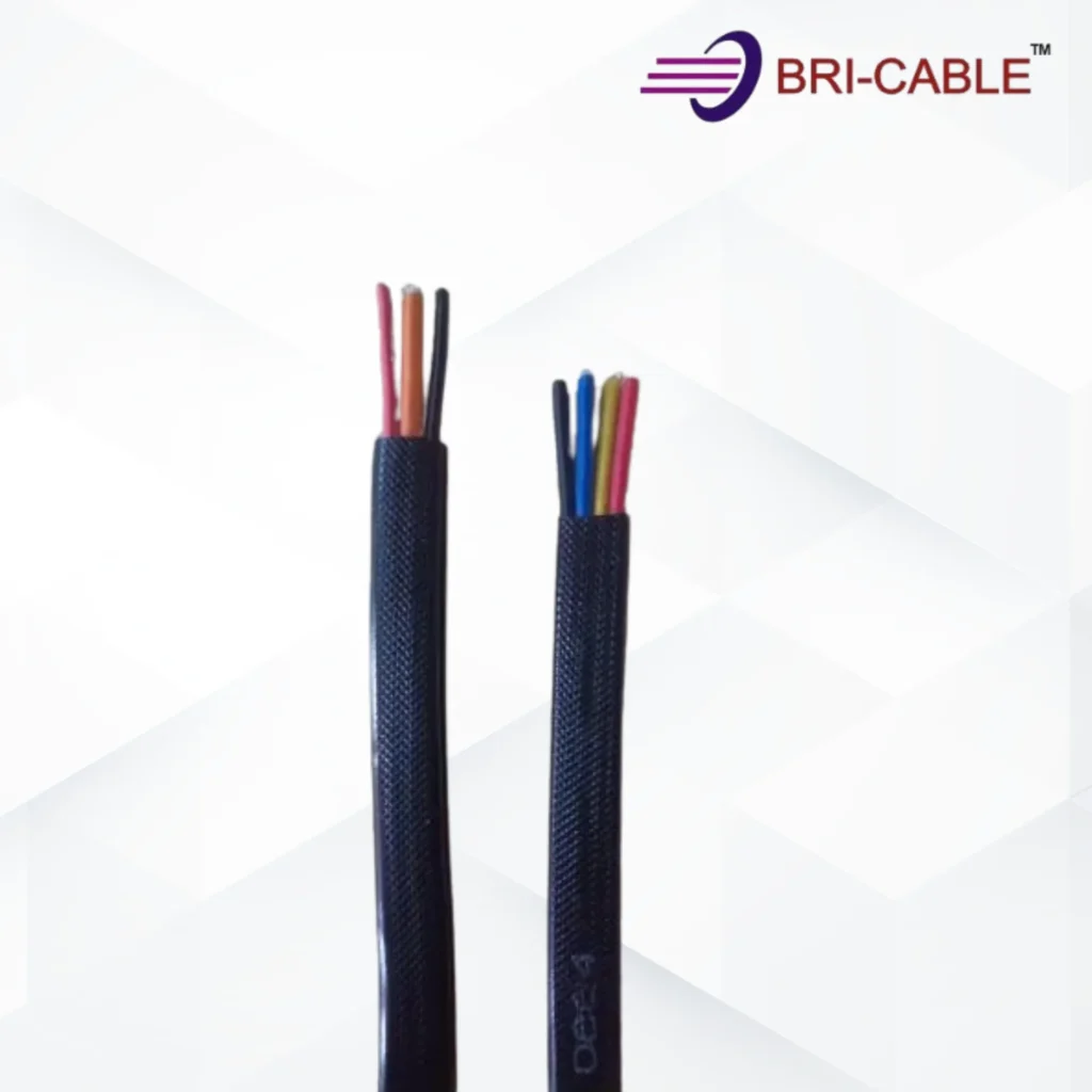 2+2 Cctv Flat Elevator Cable